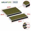 Alapure CleanAir Plus Koolstoffilter geschikt voor Siemens LZ11BKB16 / 17008127 (3st.)