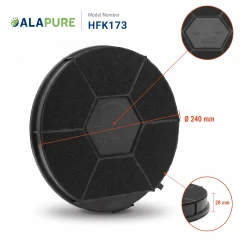 Alapure Koolstoffilter geschikt voor AEG MCFE08 / 9029800522 / Type 28 / 9029793727
