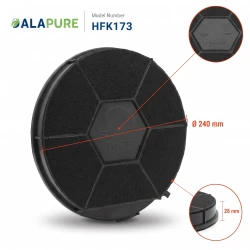 Alapure Koolstoffilter geschikt voor AEG MCFE08 / 9029800522 / Type 28 / 9029793727