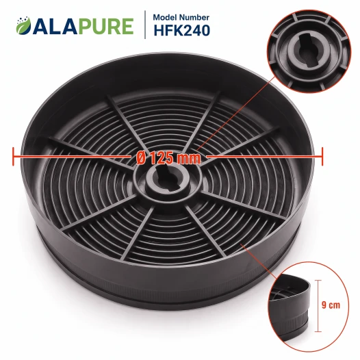 Alapure Koolstoffilter geschikt voor Mepamsa SMART / ECOLINE / 112.0564.564 (2St.)