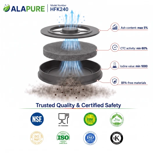Alapure Koolstoffilter geschikt voor Mepamsa SMART / ECOLINE / 112.0564.564 (2St.)