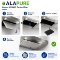 Alapure Koolstoffilter geschikt voor Neff 00705432 / 705432 / 11026771