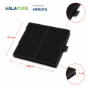 Alapure HFK075 Koolstoffilter geschikt voor 00744075 / 744075 / DHZ5226 / Z5133X1 / LZ52251