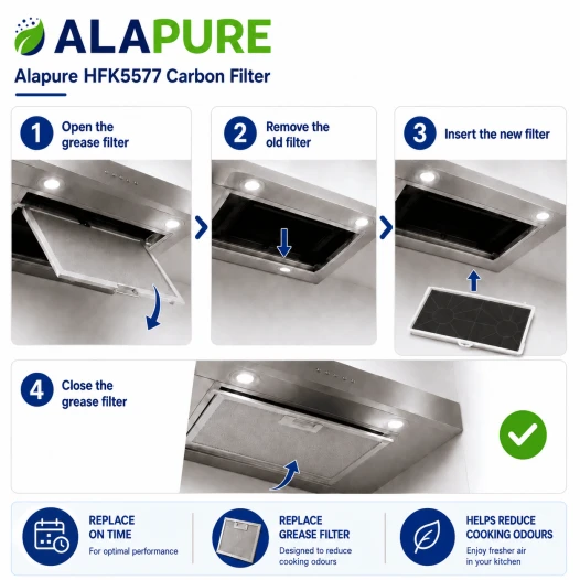 Alapure Koolstoffilter geschikt voor Neff 00465577 / 465577