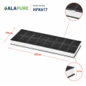 Alapure Koolstoffilter geschikt voor Siemens 00296178 / 296178 / DHZ3406