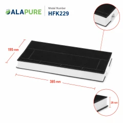 Alapure Koolstoffilter geschikt voor Neff 00434229 / 434229 / Z5144X1