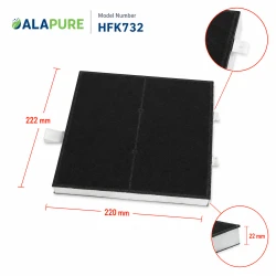 Alapure Koolstoffilter geschikt voor Bosch 00360732 / 360732 / DRZ94UC / DHZ5185