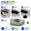 Alapure HFK803 Koolstoffilter geschikt voor 00796390 / 796390 / 10022742 / DHZ5276