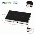 Alapure Koolstoffilter geschikt voor Bosch 00744073 / 744073 / DHZ5285