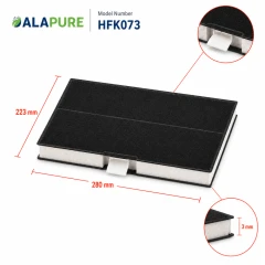Alapure Koolstoffilter geschikt voor Siemens 00744073 / 744073 / LZ52451