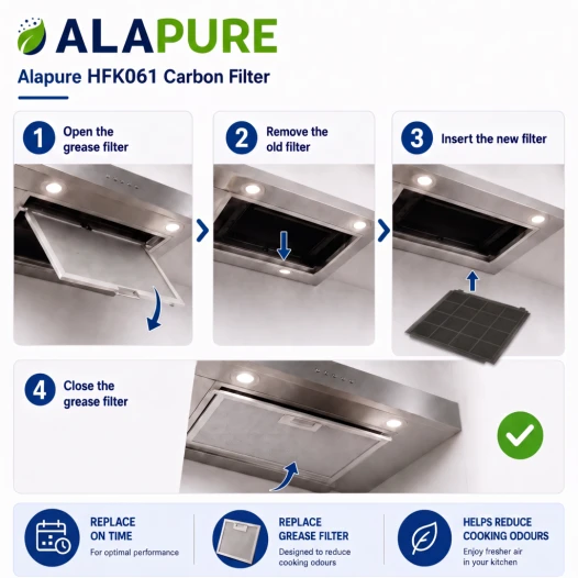 Alapure koolstoffilter geschikt voor Blaupunkt Koolstoffilter AFFCA267 / 5Z9111X1