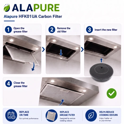 Alapure Koolstoffilter geschikt voor Electrolux 9029793792 / MCFE41