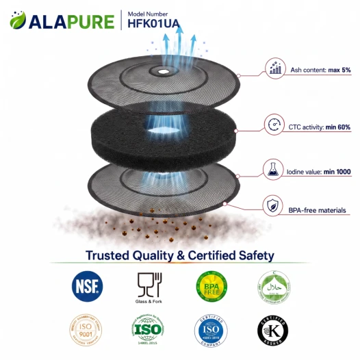 Alapure Koolstoffilter geschikt voor Electrolux 9029793792 / MCFE41