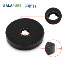 Alapure OdourClean Koolstoffilter geschikt voor Juno JDWK907S3 (2st.)