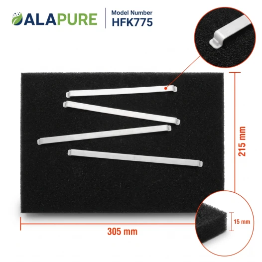 Alapure Koolstoffilter geschikt voor Brandt 74X2375 (2St.)
