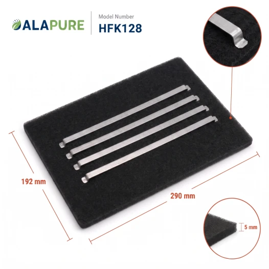 Alapure Koolstoffilter geschikt voor Brandt 72X3800 (2St.)