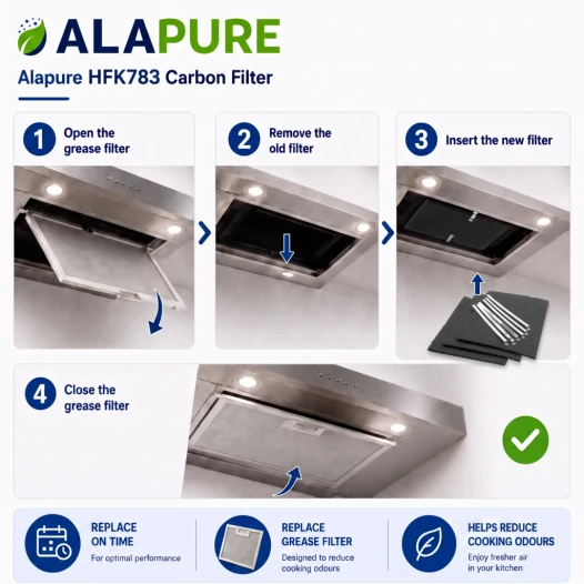 Alapure Koolstoffilter geschikt voor Fagor 79X8361 / AK204AE1 (3st.)