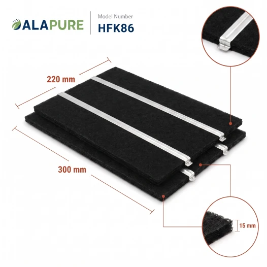 Alapure HFK86 koolstoffilter geschikt voor DeDietrich Koolstoffilter AS0062459