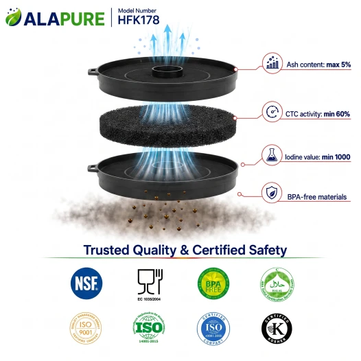 Alapure Koolstoffilter geschikt voor Balay 00353121 / 353121