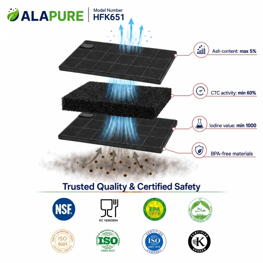 Alapure Koolstoffilter geschikt voor Electrolux 4055304036