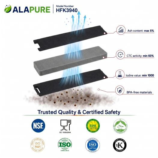 Alapure HFK3940 Geschikt voor Miele Koolstoffilter DKF13-1