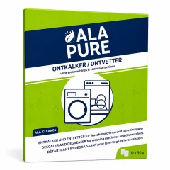 Alapure 3-in-1 Ontkalker / Ontvetter geschikt voor WPRO DES131 / 484000008801 (12 St.)