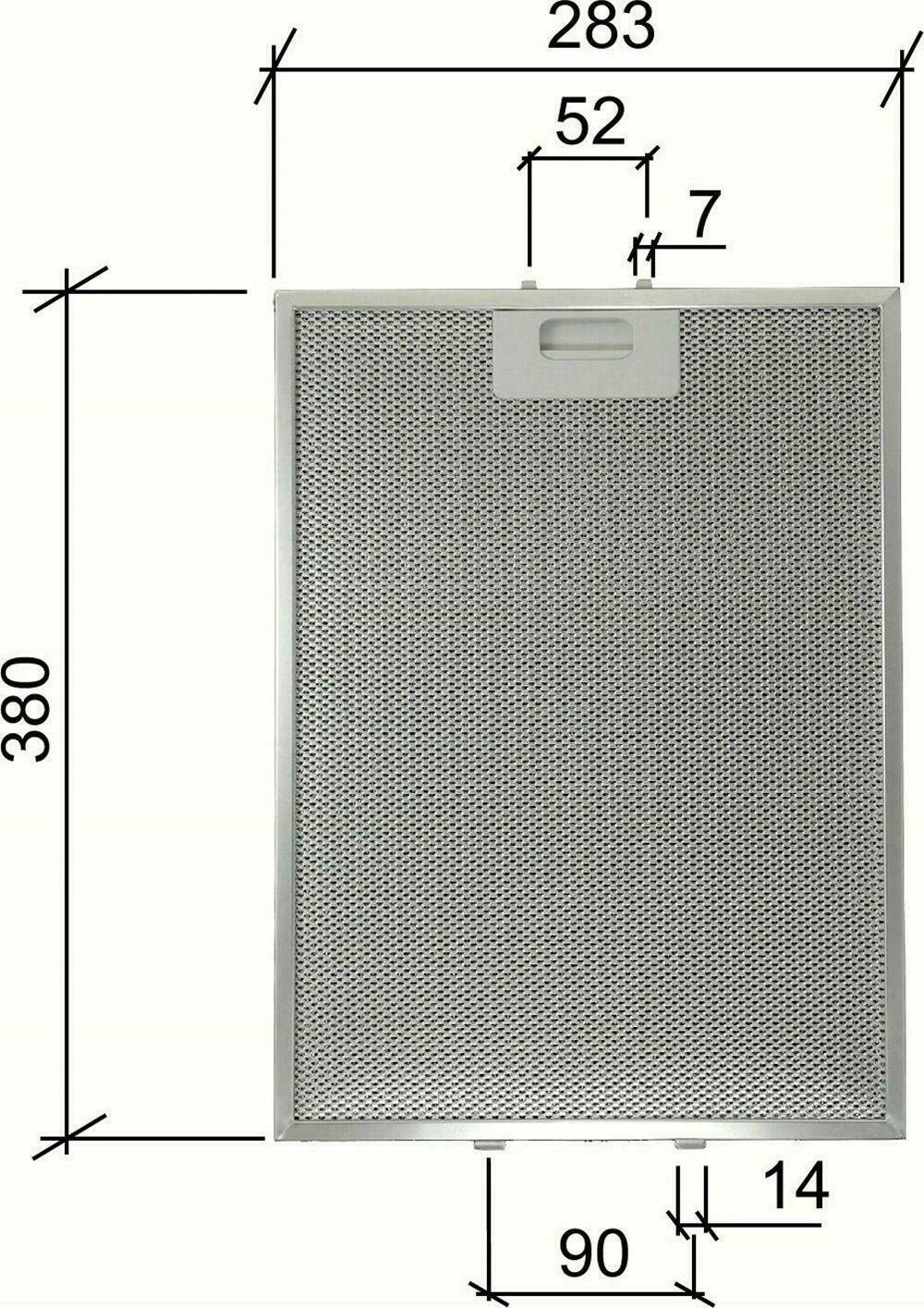 Elica Metaalfilter ACC0000292 380x283x9mm